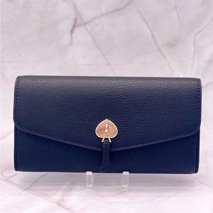 Kate Spade Marti Large Slim Flap
Wallet Black